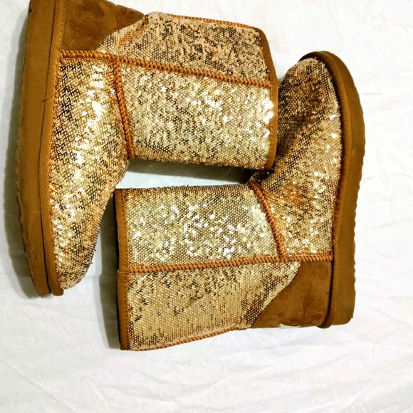 UGG Shoes - Gold Sequin UGG Boots